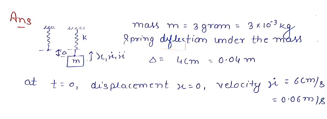 Physics homework question answer, step 1, image 1